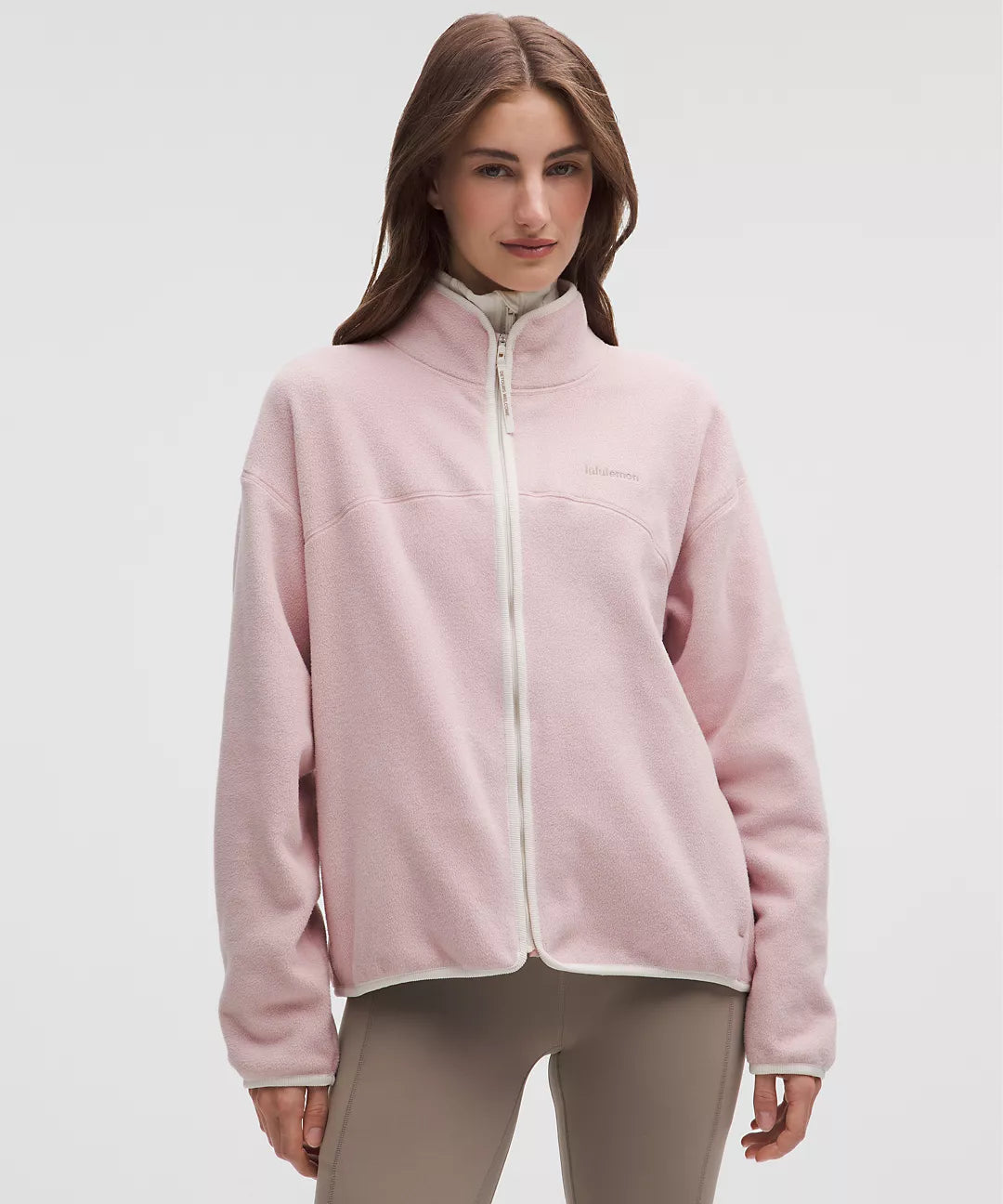 Tumbled Fleece Zip-Up