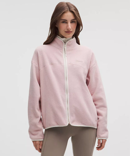 Tumbled Fleece Zip-Up