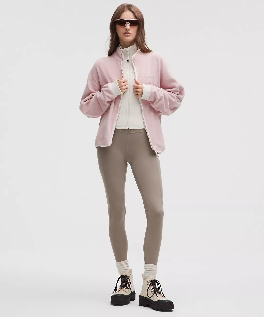 Tumbled Fleece Zip-Up